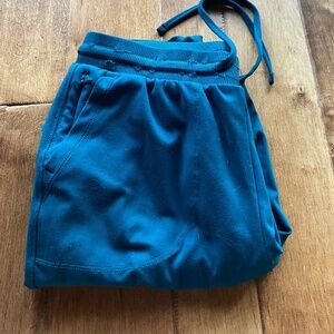 Blue sweatpants